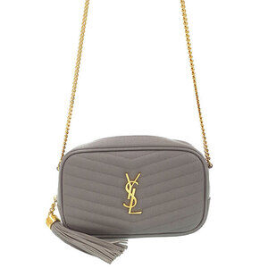 Saint Laurent Lou camera Chain bag grained matelasse calf leather